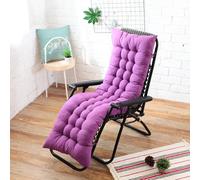 Galette de Chaise Rectangulaire Mauve 53x180cm 6cm