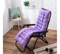 Galette de Chaise Rectangulaire Violet 48x155cm 6cm