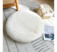 Galette De Chaise Ronde 40x40/45x45cm, Coussin Chaise Scandinave Rond, DéHoussable et Lavable Molleton Tissue Coussins De Chaise D'IntéRieur, Confortable Mousse à MéMoire De Forme