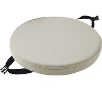 Galette de Chaise Ronde Exterieur avec Attaches 35cm/40cm/50cm/45cm Exterieur Intérieur Coussin de Chaise Antidérapants pour pour Terrasse, Cuisine, Bureau，Tabouret de Bar(Giallo Chiaro,35x35x8cm)