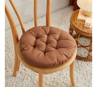 Galette de Chaise Ronde marron 40x5cm