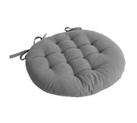 Galette de chaise ronde PANAMA - Diam. 38 cm - Gris clair