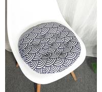 Galette de Chaise Ronde style Japonais 40x6cm