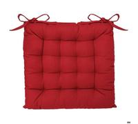 Galette de chaise - 38 x 38 cm - Rouge