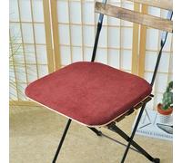 Galette de Chaise Rouge grenat 40x40x4cm