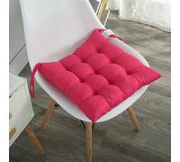 Galette de Chaise Rouge rosé 40x40cm