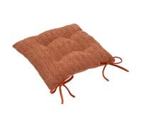 Atmosphera – Galette de chaise Soana bouclette Terracotta 38x38cm
