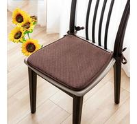 Galette de Chaise Trapèze Marron chocolat 40x40x30cm