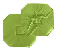 Galette de Chaise Uni Basic 40x40cm Anis