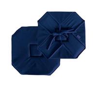 Galette de Chaise Uni Basic 40x40cm Bleu Marine