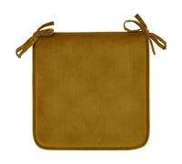 Galette de Chaise Uni Lilou 38x38cm Mordoré