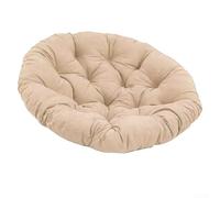 Galette de siège en polyester doux pour panier suspendu à bascule et chaise papaye de forme ronde avec soulagement de la pression pour décoration de salon et de jardin (A)