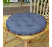 Galettes de Chaises Rond,Coussin de Siège Carré avec Attaches,Coussin de Chaise,Coussin Matelassés de Sol Tatami,Coussin D'assise pour Chaise de Salle à Manger,Bureau,Jardin et Voiture F 40x40CM