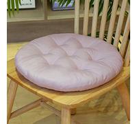 Galettes de Chaises Rond,Coussin de Siège Carré avec Attaches,Coussin de Chaise,Coussin Matelassés de Sol Tatami,Coussin D'assise pour Chaise de Salle à Manger,Bureau,Jardin et Voiture D 40x40CM