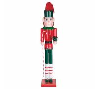 GALILEO Elfe Casse-Noisette de Noël en Bois H 80 cm, Santa's House