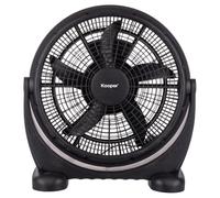 Ventilateur De Sol Et Table Rond Inclinable 36 Cm - Noir 50w