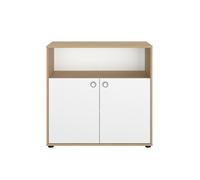 GALIPETTE - Commode 2 portes ARTHUR Made in France - Marron clair