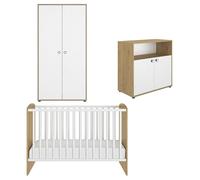 Galipette Ensemble trio lit 60x120 - commode - armoire