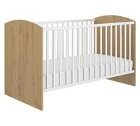 Galipette Lit bébé 70x140 cm bois blanc