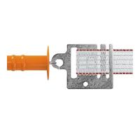 Gallagher - Connecteur ruban-poignée, 40mm (4 pcs) - Isolateurs pour clôture électrique - Ruban