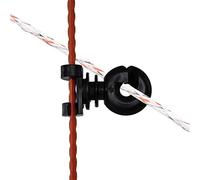 Gallagher - Isolateur réglable (10 pcs) - Isolateurs pour clôture électrique - Fils