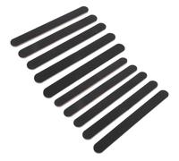 GALPADA 10 Bâtonnets de Ponçage Noir pour Maquettes, Multi-fonction en Éponge Abrasive, 2 Grains 100 et 200, Outil Solide pour Miniatures et Artisanat Délicat