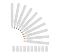 GALPADA 10 Pièces Stylos à Peinture Vides Rechargeables en Aluminium Pointe Plate Fine, Marqueurs de Graffiti Précis pour Projets Créatifs en Intérieur et Marquage Industriel