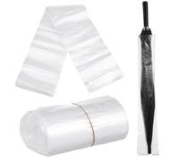 GALPADA 100 Pièces Housse pour Parapluie Jetable Plastique Lot Long Manche pour Protéger La Poussière Et L'humidité