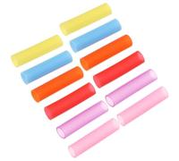 GALPADA 12 Embouts de Paille Réutilisables en Silicone Alimentaire, Compatibles Pailles Acier Inox 8mm, Couleurs Variées, Kit 12 Pièces pour Accessoires Cocktail