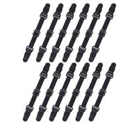 GALPADA 12 Pièces Crochet D'extension pour Élastique D'oreille de Masque Réglable en Polyester et Plastique Anti-dérapant, Léger et Confortable Port Prolongé
