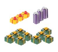 GALPADA 15 Pièces Accessoire Décoratif DIY de Noël en Plastique pour | Ornement Artisanal, Pièces Miniatures Assorties, Usage Festif, Coffret de Bricolage, pour Loisirs Créatifs Style Aléatoire