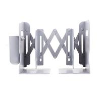 GALPADA 1ensemble Support avec Pot à Crayons Étagère Décorative pour Bureau Rangement Pratique pour Documents Solide Gris Design Moderne pour Chambre et Bureau