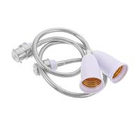 GALPADA 2 Pièces Adaptateur de Douille D'ampoule E27 à B22 Rallonge en Métal et Plastique Résistant la Chaleur pour Espaces Commerciaux et Décoration de Fête