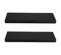 GALPADA 2 Pièces Boîte de Rangement Plastique Noire Solide et Résistante à l'usure Mousse Intérieure pour Pied à Coulisse Numérique pour Atelier et Ingénieurs