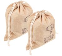 GALPADA 2 Pièces Paquet de Rangement en Tissu Velours pour Sèche-cheveux Cordon Rétractable, Portable et Facile à Nettoyer, pour Salle de Bain ou Espace Coiffure