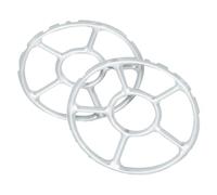 GALPADA 2pièces Support pour Casseroles et Woks Support Pratique pour Cuisinière à Gaz Accessoire de Cuisine pour Brûleur à Gaz