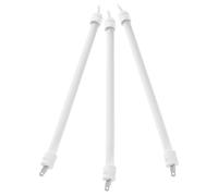 GALPADA 3 Pièces Élément Chauffant à Tube de Quartz Infrarouge pour Petit Espace, Maximisant la Chaleur Consommation Électrique Minimale, Tube Chauffant Blanc en Céramique pour Chambre