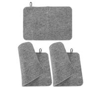 GALPADA 3 Pièces Tapis de Feutre Isolant pour Sauna, Épais | Salle, Spa et Bain Chaud, Fond Antidérapant, Absorption D’eau, Confort Sec