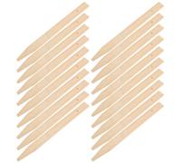 GALPADA 30 Pièces Bambou Piquets de Mesure Résistants à l'eau Fissures, pour Repérage de Chantier et Planification de Routes, pour Planteurs et Géomètres
