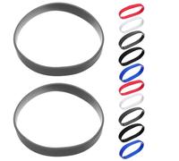 GALPADA 50 pièces Bracelets Silicone Élastiques Multicolores Bracelets Poignet Événements Fête École Garçon Fille Adultes Silicone Sécurisé Ajustable