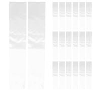 GALPADA 50 Pièces Sachets Plastiques Transparents Antistatiques pour Rangement de Cravates, Pochettes de Protection en Plastique Haute Transparence, pour Voyage et Organisation Quotidienne