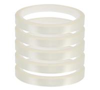 GALPADA 5rouleaux Ruban Adhésif Transparent Haute Température pour Presse à Chaud Ruban de Transfert Sublimation Isolant Électrique et Résistant Usage Circuit Imprimé et Impression