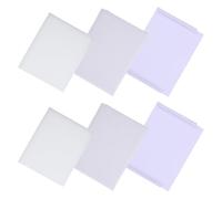 GALPADA 6 Pièces Recharges pour Tampons de Bordure de Peinture, Patins de Rechange pour Outil de Bordureuse à Peinture, Mousse Blanche, Finition Professionnelle, pour Bricolage et Usage