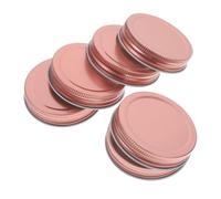 GALPADA 6pcs Couvercles de Conserve Hermétiques en Tôle, Réutilisables et Étanches pour Bocaux Mason, Stockage Conservation des Aliments