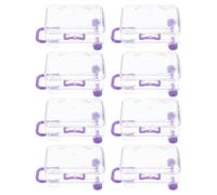 GALPADA 8pièces Mini Valisette Boîtes à Dragées Transparentes Petite pour Cadeaux Mariage et Fêtes