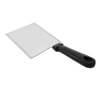 GALPADA Acier Inoxydable Spatule Cuisine, Multifonction Grattoir à Grille | Manche PP Ergonomique, Jonction Épaissie, Nettoyage Facile, Usage la Cuisine et Steak, Finition Argenté