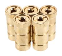 GALPADA Ancrages de Couverture de Piscine, Lot de 10, Laiton Solide | Compatibilité, Résistance à Corrosion, pour Margelles en Pavés et Terrasses en Béton
