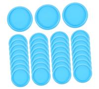 GALPADA Anneaux de Reliure en Plastique Abs, 44pcs Disques Ronds Flexibles pour Classeur DIY à Domicile, Stockage Pratique et Solide