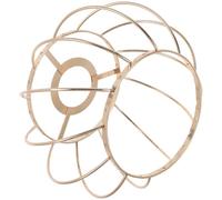 GALPADA Armature Abat-jour en Fer avec Anneau 4,2cm, Cadre Cage Métallique pour Lampe de Table, Compatible Large, Montage Facile pour Chambres et Ateliers Créatifs