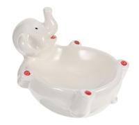GALPADA Assiette de Conservation des Cornichons Petite Assiette en Céramique Blanche pour Mélanger et Tremper, Design Simple et Élégant pour Hôtels et Différentes Occasions